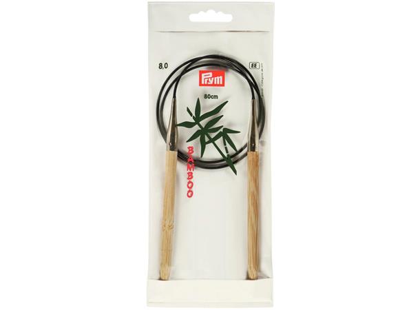Rundpinner bambus 8,0 mm x 80 cm